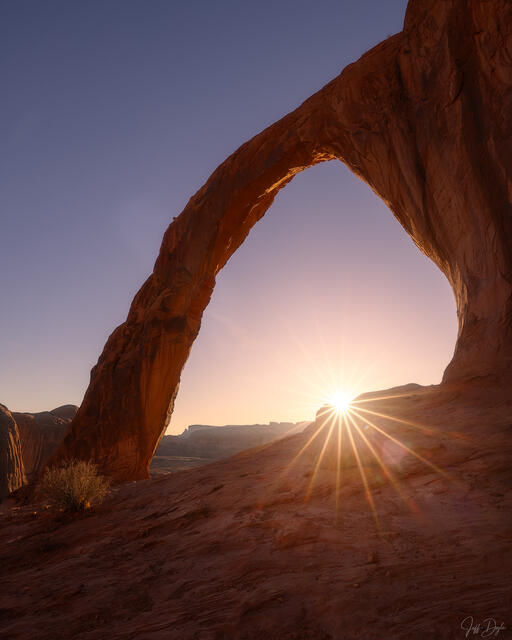 SUNSTAR THROUGH THE STONE